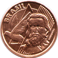 5 centavos - anverso