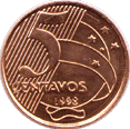 5 centavos - reverso