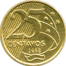 25 centavos - reverso