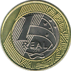 1 Real - reverso